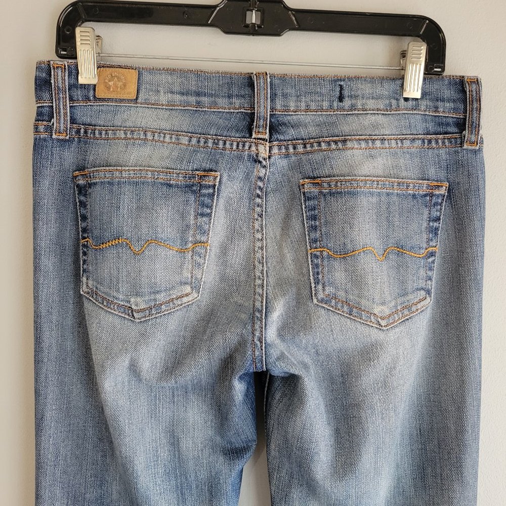 Red Engine Ruby Distressed Jeans Size 28 - image 8